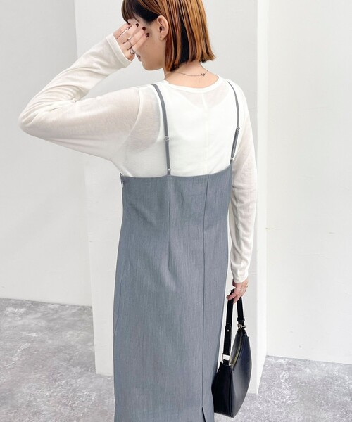 fredy emue（フレディエミュ）の「タイトキャミワンピース（ワンピース・レディース・グレー/ブラック・36/38）」の21枚目の写真