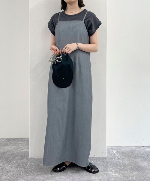 fredy emue（フレディエミュ）の「タイトキャミワンピース（ワンピース・レディース・グレー/ブラック・36/38）」の20枚目の写真