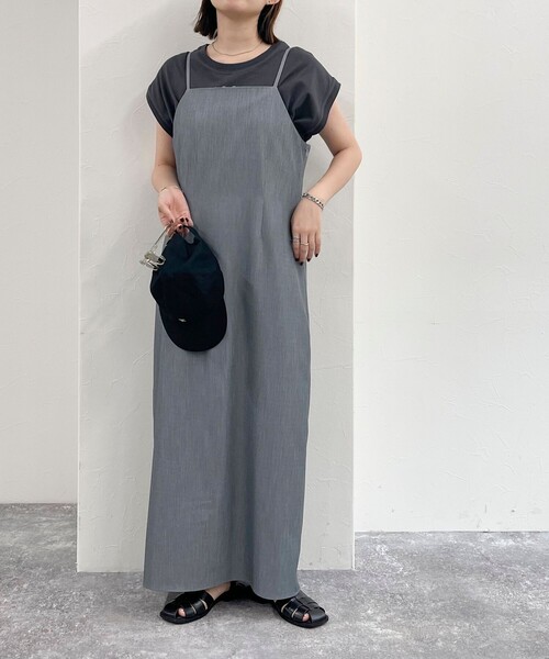 fredy emue（フレディエミュ）の「タイトキャミワンピース（ワンピース・レディース・グレー/ブラック・36/38）」の19枚目の写真