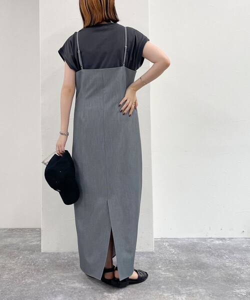 fredy emue（フレディエミュ）の「タイトキャミワンピース（ワンピース・レディース・グレー/ブラック・36/38）」の16枚目の写真