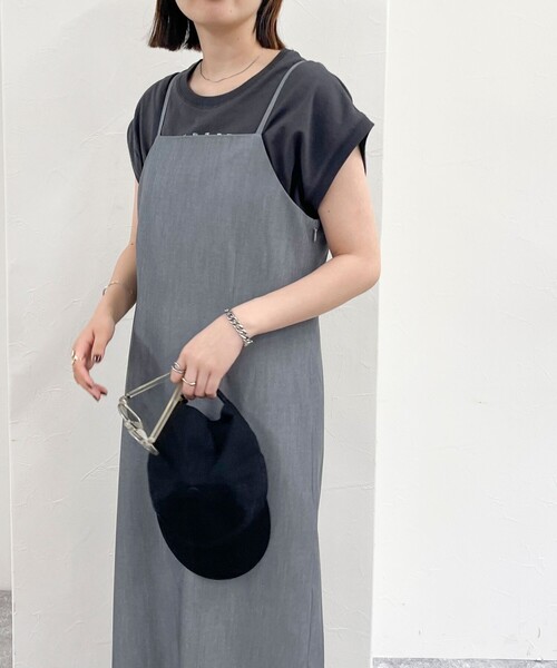 fredy emue（フレディエミュ）の「タイトキャミワンピース（ワンピース・レディース・グレー/ブラック・36/38）」の14枚目の写真