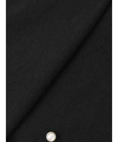 EATME(イートミー)の「パールストーン付クロップTシャツ(Tシャツ/カットソー・レディース・オフホワイト/ブラック・FREE)」の10枚目の写真