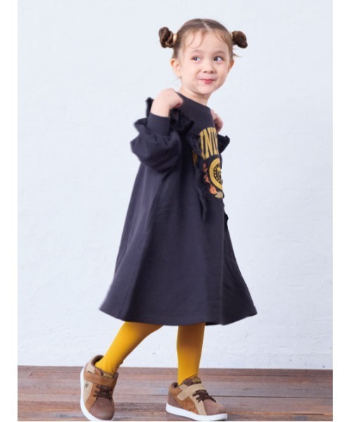 Life Support Products(ライフサポートプロダクツ)の「ボリュームフリルワンピース(ワンピース・キッズ・オフホワイト/ライトブルー/チャコール・90/100/110/120/130/140/150)」の12枚目の写真