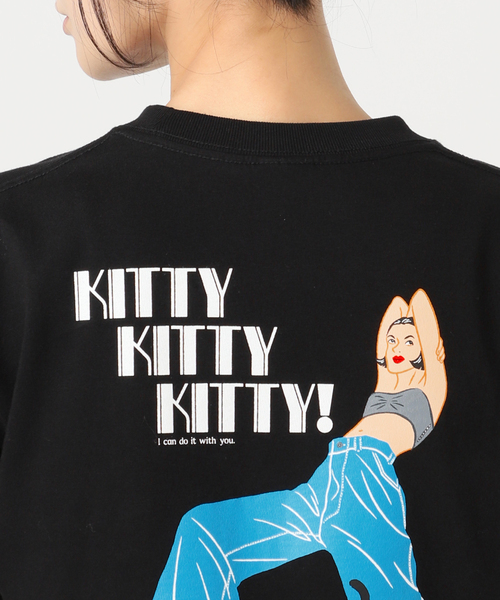 HARDY NOIR（アルディーノアール）の「HARDY NOIR × AZUSA IIDA KITTY KITTY KITTY Tシャツ（Tシャツ/カットソー・レディース・ブラック・FREE）」の16枚目の写真