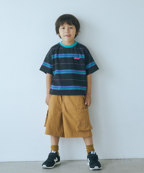 WILD THINGS(ワイルドシングス)の「【別注】<WILD THINGS>TJ カーゴ ショートパンツ / キッズ 110cm-130cm(カーゴパンツ・キッズ・ベージュ/ダークグリーン/ダークブラウン・XS(110-120cm)/S(120-130cm))」の4枚目の写真