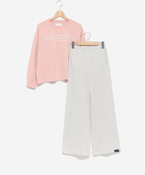 ルームウェア/パジャマ】長袖Tシャツ＆パンツセット（ルームウェア