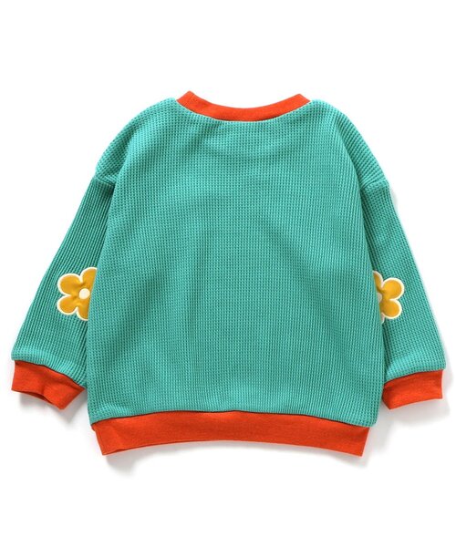 BREEZE(ブリーズ)の「肘パッチロンT(Tシャツ/カットソー・キッズ・エメラルド/その他2/レインボー・110/100/90/80/140/130/120)」の12枚目の写真