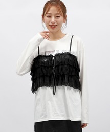 LAKOLE | レースフリルキャミ / 142962(キャミソール)