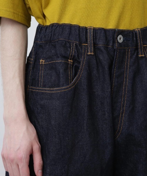 MANASTASH(マナスタッシュ)の「MANASTASH/マナスタッシュ DENIM SKATER PT(デニムパンツ・メンズ・ダークインディゴブルー・MEDIUM/LARGE)」の4枚目の写真