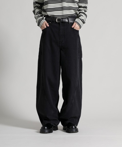 【セール】【aimoha neo】CurveCut Denim（デニムパンツ）｜aimoha（アイモハ）