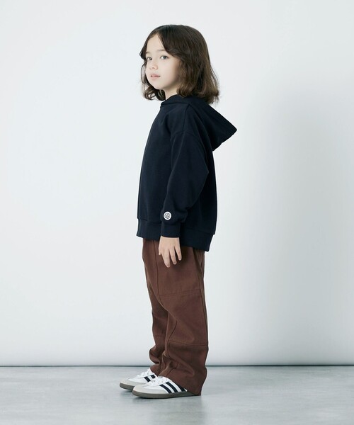 green label relaxing(グリーンレーベルリラクシング)の「TJ 裏毛 フードプルオーバー / キッズ 100cm-130cm(パーカー・キッズ・ナチュラル/ブラック/ライトブルー/ワインレッド・120cm/130cm/100cm/110cm)」の10枚目の写真