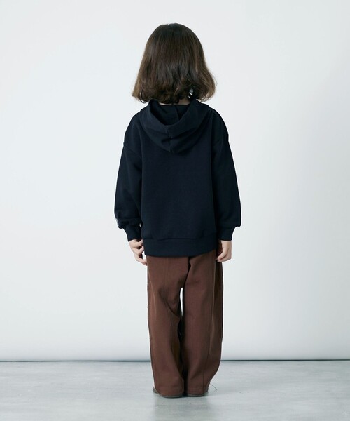 green label relaxing(グリーンレーベルリラクシング)の「TJ 裏毛 フードプルオーバー / キッズ 100cm-130cm(パーカー・キッズ・ナチュラル/ブラック/ライトブルー/ワインレッド・120cm/130cm/100cm/110cm)」の11枚目の写真