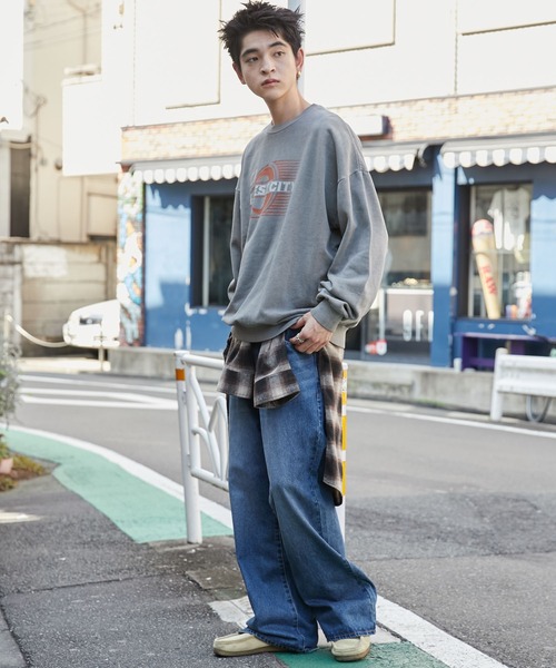 WEGO（ウィゴー）の「WEGO/ピグメントグラフィックプルオーバー（スウェット・メンズ・その他1/その他3/その他2・MEDIUM/LARGE）」の6枚目の写真