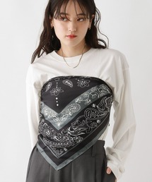 RAGEBLUE | 【UNISEX】リング付き/マルチパターン大判スカーフ(バンダナ/スカーフ)