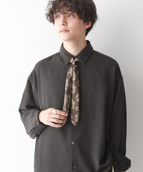 RAGEBLUE(レイジブルー)の「【UNISEX】リング付き/マルチパターン大判スカーフ(バンダナ/スカーフ・メンズ・ホワイト/その他4/その他1/オフホワイト・FREE)」の11枚目の写真