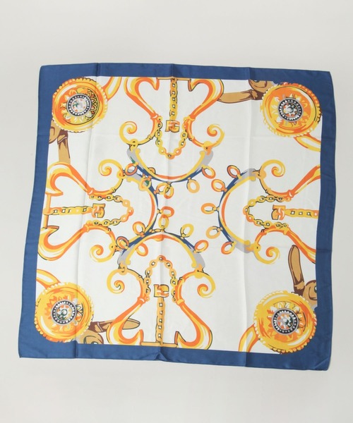 RAGEBLUE(レイジブルー)の「【UNISEX】リング付き/マルチパターン大判スカーフ(バンダナ/スカーフ・メンズ・ホワイト/その他4/その他1/オフホワイト・FREE)」の12枚目の写真