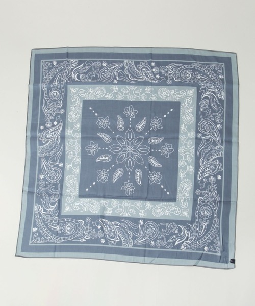 RAGEBLUE(レイジブルー)の「【UNISEX】リング付き/マルチパターン大判スカーフ(バンダナ/スカーフ・メンズ・ホワイト/その他4/その他1/オフホワイト・FREE)」の16枚目の写真