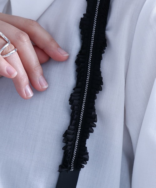 kOhAKU（コハク）の「『サスペンダー付きバルーンスカート』（スカート・レディース・チャコール/ブラック・2/1）」の12枚目の写真