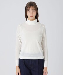 超美品！ブルーレーベルクレストブリッジ カットソー ハイゲージポンチカットソー（55P13178＿＿） | BLUE
