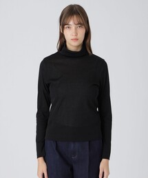 試着のみ★ブルーレーベルクレストブリッジ★黒カットソー★36 BLUE LABEL / BLACK LABEL CRESTBRIDGE｜ブルーレーベル