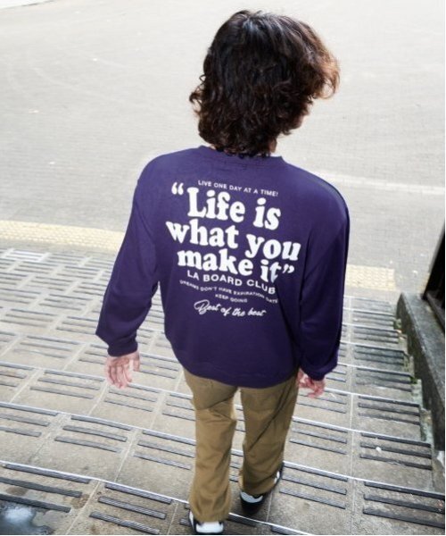 GLAZOS(グラソス)の「【大人向けサイズあり】【プチプラ】アソートバックプリントトレーナー(スウェット・キッズ・ブラック/レッド/グリーン/オートミール/パープル/ブラウン・S/M/L/LL)」の7枚目の写真