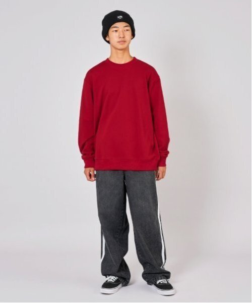 GLAZOS(グラソス)の「【大人向けサイズあり】【プチプラ】アソートバックプリントトレーナー(スウェット・キッズ・ブラック/レッド/グリーン/オートミール/パープル/ブラウン・S/M/L/LL)」の16枚目の写真