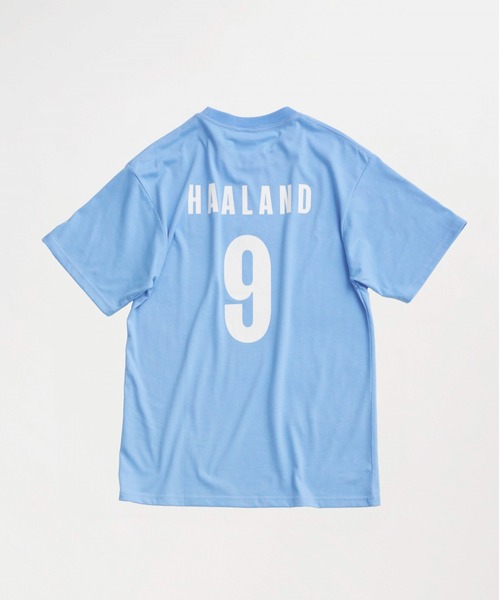 Auntie Rosa（アンティローザ）の「マンチェスターシティ プレイヤーズ Tシャツ HAALAND（Tシャツ/カットソー・メンズ・ブルー/ホワイト/ネイビー・MEDIUM/LARGE/X-LARGE）」の9枚目の写真