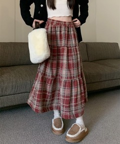 M.A.B.E/メイブ】 ROSA プリント マキシスカート（スカート