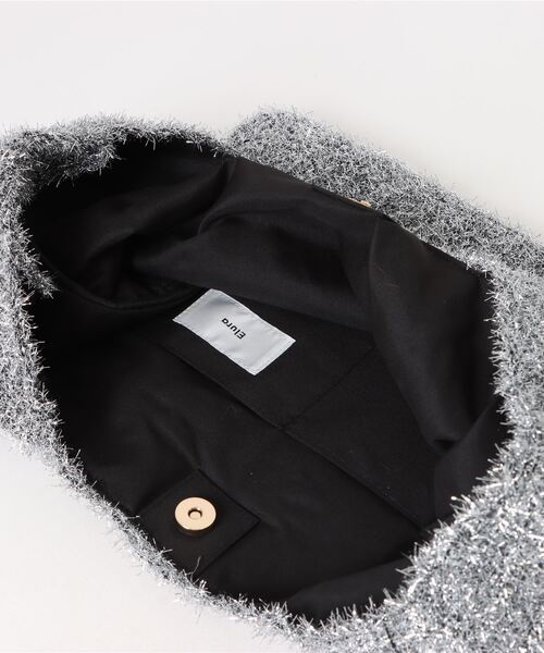 Elura（エルーラ）の「ラメニットマルシェバッグ　巾着/144283（ハンドバッグ・レディース・ゴールド/ブラック/シルバー・ONE SIZE）」の20枚目の写真