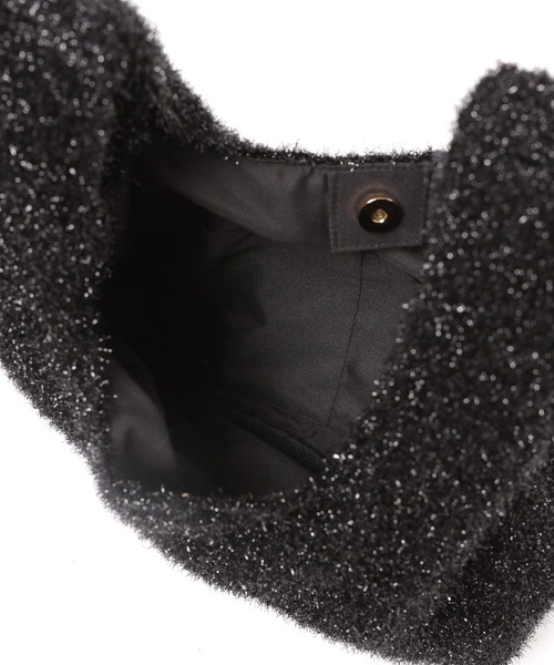 Elura（エルーラ）の「ラメニットマルシェバッグ　巾着/144283（ハンドバッグ・レディース・ゴールド/ブラック/シルバー・ONE SIZE）」の10枚目の写真