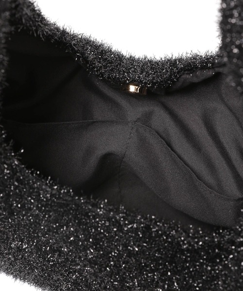 Elura（エルーラ）の「ラメニットマルシェバッグ　巾着/144283（ハンドバッグ・レディース・ゴールド/ブラック/シルバー・ONE SIZE）」の11枚目の写真