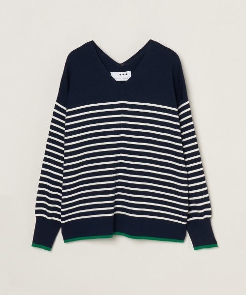 three dots（スリードッツ）の「ウールアウトフィット ワイドプル