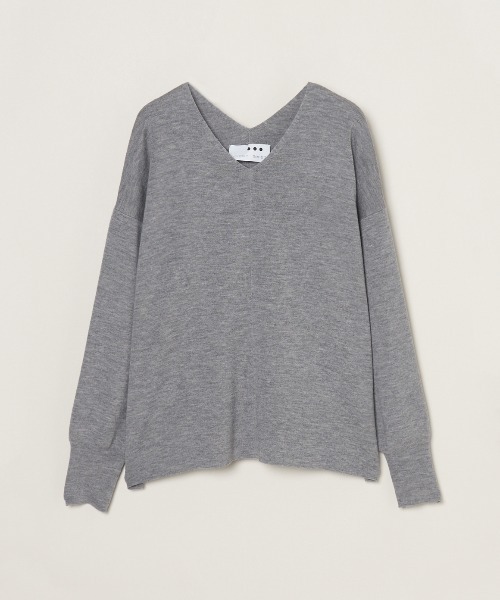 three dots（スリードッツ）の「ウールアウトフィット ワイドプル