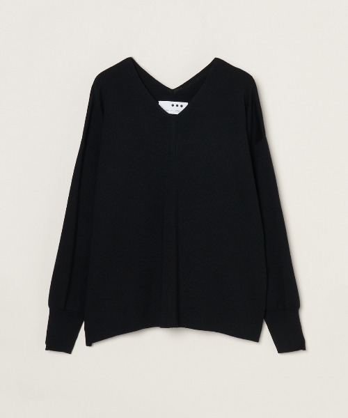 three dots（スリードッツ）の「ウールアウトフィット ワイドプル