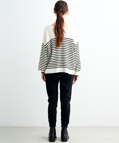 スリードッツ　ウールアウトフィット　ワイドプルオーバー three dots（スリードッツ）の「ウールアウトフィット ワイドプル