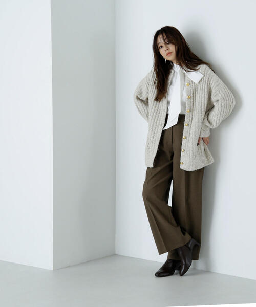 【セール】◇カルゼツイルスラックスパンツ（スラックス）｜NATURAL BEAUTY BASIC（ナチュラルビューティーベーシック） 6,248円