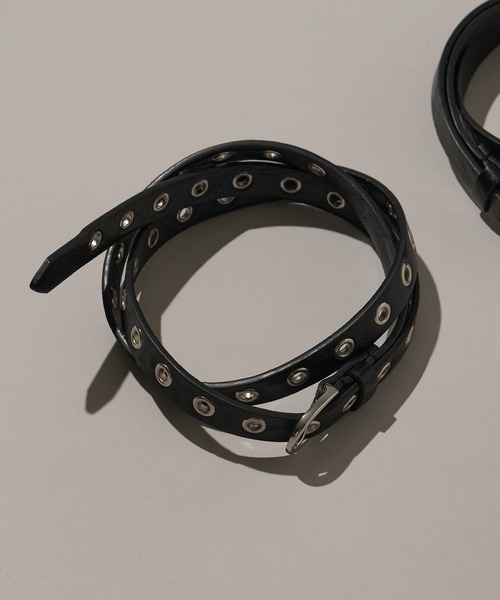 WEGO（ウィゴー）の「WEGO/アソートナローベルト（ベルト・メンズ・ブラック/その他1・FREE）」の2枚目の写真