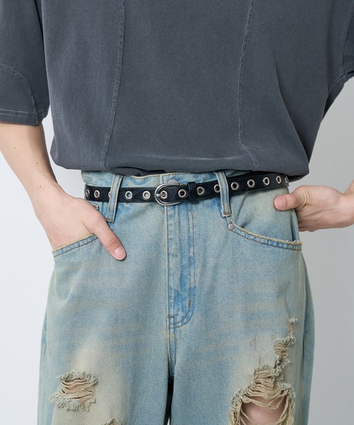 WEGO（ウィゴー）の「WEGO/アソートナローベルト（ベルト・メンズ・ブラック/その他1・FREE）」の9枚目の写真