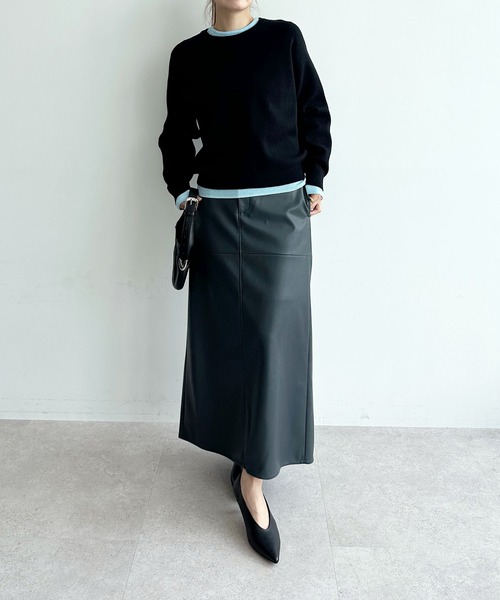 セール】フェイクレザースカート（スカート）｜N.O.R.C（ノーク）の