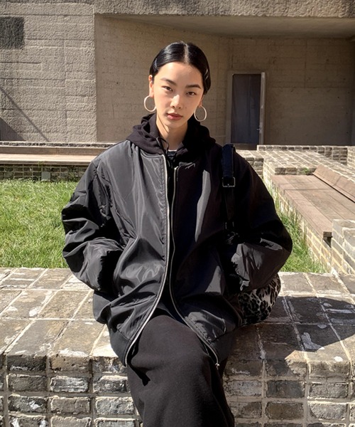 フーディレイヤードブルゾン LON24a112（ブルゾン）｜LONSLAN