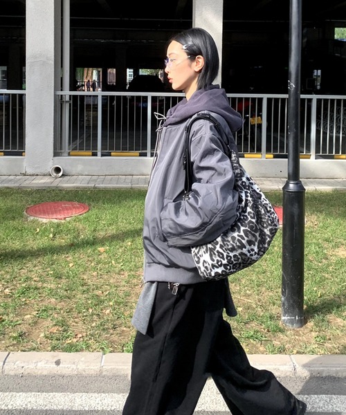 フーディレイヤードブルゾン LON24a112（ブルゾン）｜LONSLAN