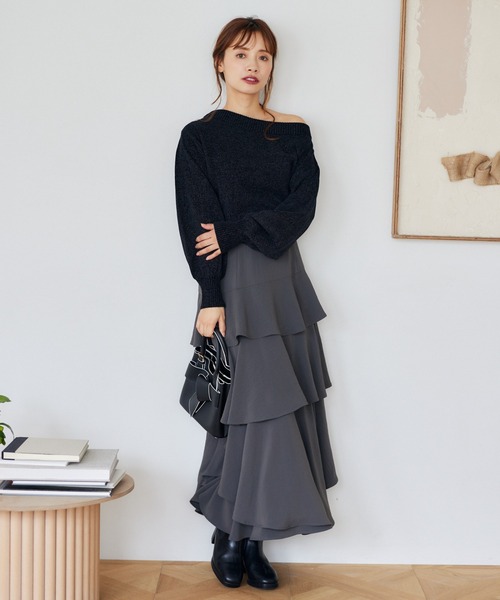 リボンモチーフバッグ 283504（ショルダーバッグ）｜mysty woman（ミスティウーマン）