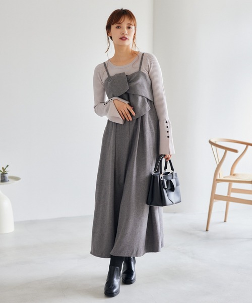 リボンモチーフバッグ 283504（ショルダーバッグ）｜mysty woman（ミスティウーマン）