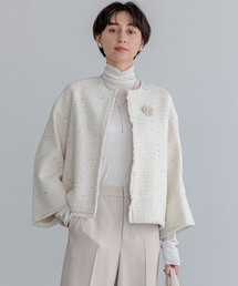 23区｜ニジュウサンク（レディース）のノーカラージャケット通販