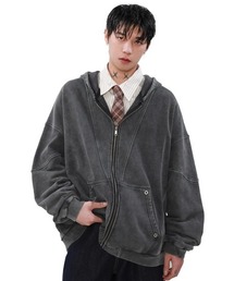 gem（ジェム）の「washed black hoodie（パーカー）」