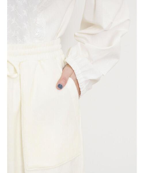 Samansa Mos2(サマンサ モスモス)の「ベロアカーブパンツ(その他パンツ・レディース・カーキ/キナリ/モカ・F)」の16枚目の写真