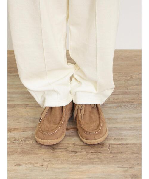 Samansa Mos2(サマンサ モスモス)の「ベロアカーブパンツ(その他パンツ・レディース・カーキ/キナリ/モカ・F)」の14枚目の写真