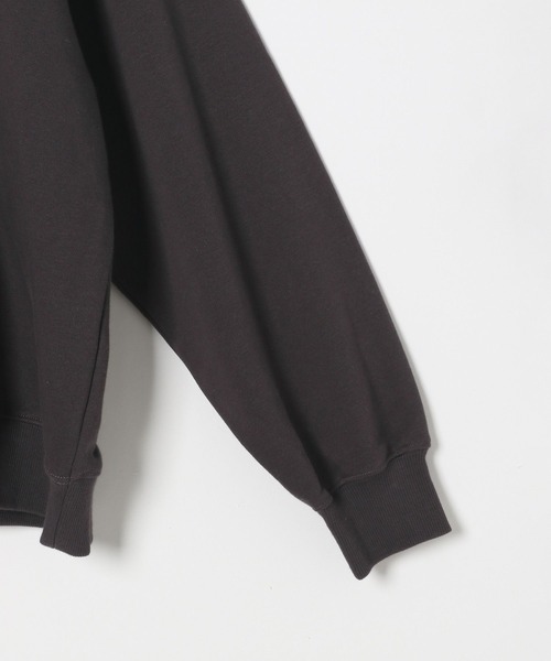 LEPSIM（レプシィム）の「【OSAMU GOODS×LEPSIM】裏毛クループルオーバー　251550（スウェット・レディース・ブラック/ライトグレー/アイボリー/チャコールグレー・FREE）」の12枚目の写真