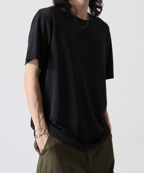 TRUSS(トラス)の「TRUSS SUSTAINABLE リサイクルポリエステルTシャツ(Tシャツ/カットソー・メンズ・ホワイト/ブラック/ネイビー・L/S/XL)」の8枚目の写真