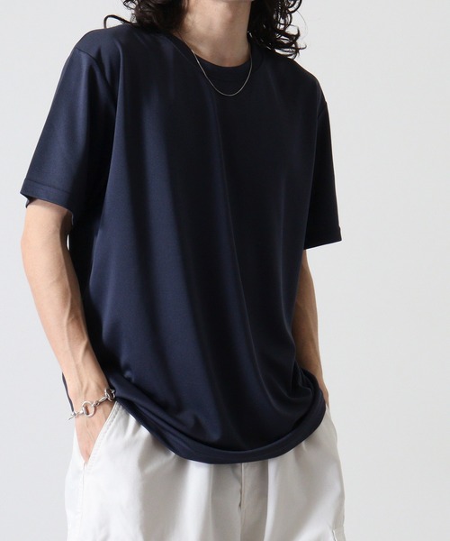 TRUSS(トラス)の「TRUSS SUSTAINABLE リサイクルポリエステルTシャツ(Tシャツ/カットソー・メンズ・ホワイト/ブラック/ネイビー・L/S/XL)」の11枚目の写真